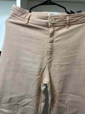 Zara Blush Pink High-Waist Trousers